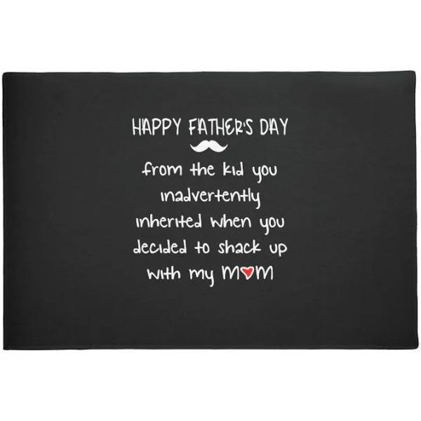 Father'S Day Funny Step Dad Indoor Outdoor Doormat Floor Mat Funny Gift Ideas Housewarming Gift Family Welcome Mat