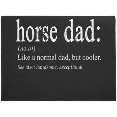 Funny And Cool Horse Dad Definition  Welcome Mat Housewarming Gift Home Decor Funny Indoor Outdoor Doormat Floor Mat Funny Gift Ideas Gift For Dad Lovers