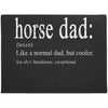 Funny and Cool Horse Dad Definition Welcome Mat Housewarming