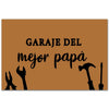 Dads Garage Mejor Papa Regalo Floor Rug Housewarming Gift Home