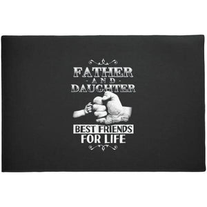 Father And Daughter Best Friends For Life Indoor Outdoor Doormat Floor Mat Funny Gift Ideas Welcome Mat Housewarming Gift Home Decor Funny