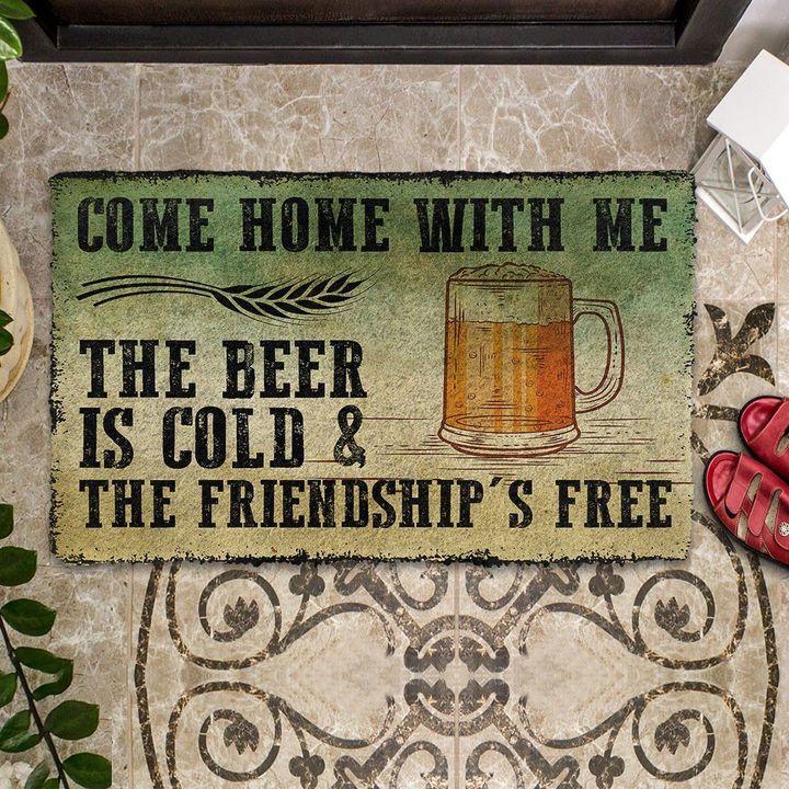 Come Home With Beer Indoor and Outdoor Indoor Outdoor Doormat