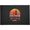 Good Friends Wine Together Funny Welcome Mat Housewarming Gift