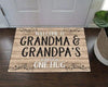 Welcome to Grandma & Grandpa Admission One Hug Welcome Mat