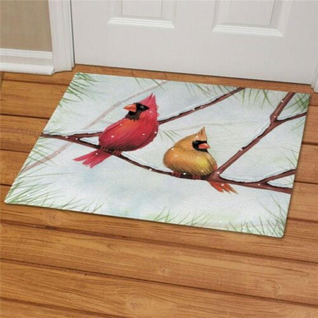 Cardinals Memorial Funny Gift Ideas Floor Rug Housewarming Gift Home Living Home Decor Funny Indoor Outdoor Doormat Floor Mat Funny Gift Ideas