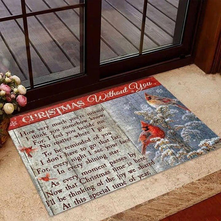 Memorial Cardinal Indoor Outdoor Doormat Floor Mat Funny Gift Ideas Gift Home Decor Warm House Gift Welcome Mat