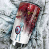 Camellia Personalized I Battle The Angel Of Death Stainless Steel Tumbler - Double-Walled Insulation Thermal Cup With Lid Gift For Doctor Nurse