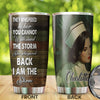 Camellia Personalized Nurse I Am The Storm Stainless Steel Tumbler - Customized Double-Walled Insulation Thermal Cup With Lid Gift For Nurse
