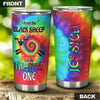 Camellia Personalized Hippie Black Sheep I'm The Tye-dyed One Stainless Steel Tumbler - Double-Walled Insulation Travel Thermal Cup With Lid For Hipster
