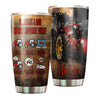 Camellia Personalized Red Tractor Things I Do In My Spare Time Farming Stainless Steel Tumbler - Double-Walled Insulation Travel Thermal Cup With Lid Gift For Farm Tractor Lover