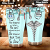 Camellia Personalized I Am The Storm Stainless Steel Tumbler - Customized Double-Walled Insulation Thermal Cup With Lid Gift For Nurse Doctor
