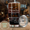 Camellia Personalized Basketball To My Son Motivational Quote Stainless Steel Tumbler - Double-Walled Insulation Sporty Thermal Cup With Lid Dad Gift For Son