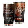 Camellia Personalized Basketball To My Son Motivational Quote Stainless Steel Tumbler - Double-Walled Insulation Sporty Thermal Cup With Lid Dad Gift For Son