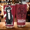 Camellia Personalized Not Your Baby Devil Girl Worship Myself Witch Magic Stainless Steel Tumbler - Double-Walled Insulation Travel Thermal Cup With Lid Gift For Girl Halloween