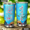 Camellia Personalized 3D Into Ocean I Go Lose My Mind Find My Soul Stainless Steel Tumbler - Customized Double-Walled Insulation Travel Therma Cup With Lid