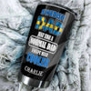 Camellia Personalized Sweden Dad Much Cooler Nutrition Facts Stainless Steel Tumbler - Double-Walled Insulation Travel Thermal Cup With Lid Gift For Dad Father's Day