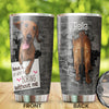 Camellia Personalized Life Would Be Boring Dachshund Stainless Steel Tumbler - Double-Walled Insulation Travel Thermal Cup With Lid Gift For Dog Pet Lover