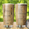 Camellia Personalized I. M. Singer Sewing Machine Sewist Vintage Stainless Steel Tumbler - Double-Walled Insulation Travel Thermal Cup With Lid Gift For Sewer Girls Women