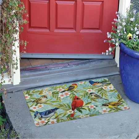 Home Garden Cardinal Bird Colorful Spring Indoor And Outdoor Indoor Outdoor Doormat Floor Mat Funny Gift Ideas Warm House Gift Welcome Mat