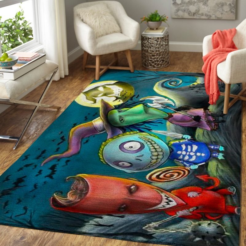 Lock Shock Barrel Oogie Is Boys The Nightmare Before Christmas Halloween Living Room Rug Carpet