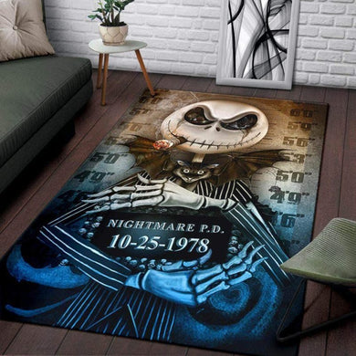 Jack Skellington Halloween Living Room Rug Carpet