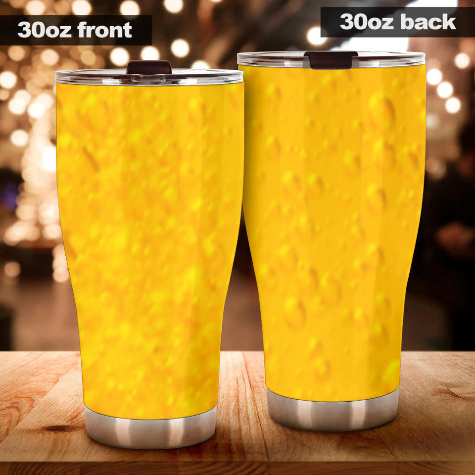 Camellia Personalized Beer Mermaid Stainless Steel Tumbler - Double-Walled Insulation Vacumm Flask - Gift For Beer Lovers, International Beer's Day