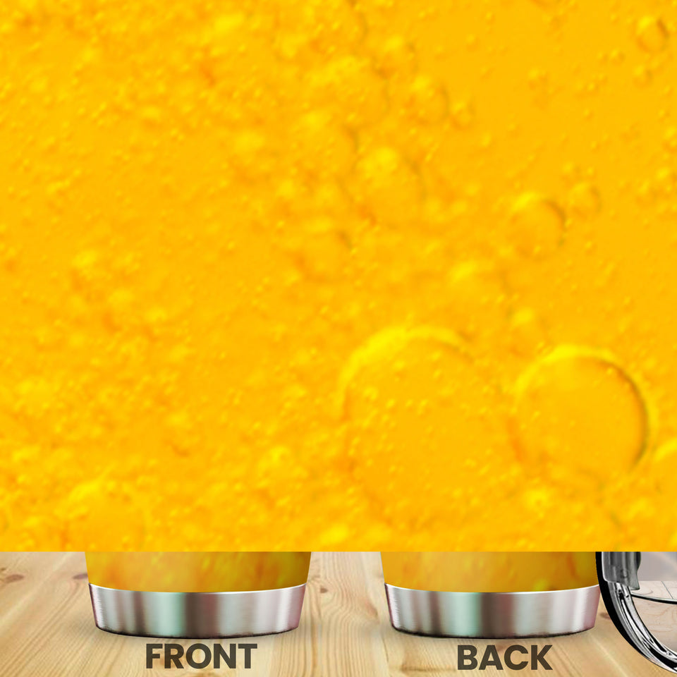 Camellia Personalized Beer Mermaid Stainless Steel Tumbler - Double-Walled Insulation Vacumm Flask - Gift For Beer Lovers, International Beer's Day