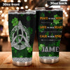 Camellia Personalized Celtic Knot Peace To Your Mind Love To Your Heart Calm To Your Spirit Stainless Steel Tumbler - Customized Double-Walled Insulation Travel Thermal Cup With Lid