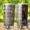 Camellia Persionalized 3D I Am Your Dachshund Stainless Steel Tumbler - Customized Double - Walled Insulation Thermal Cup With Lid Gift For Dog Lover