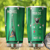 Camellia Persionalized Cue Is Calling Stainless Steel Tumbler - Customized Double - Walled Insulation Thermal Cup With Lid Gift For Billiard Lover