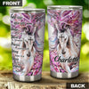 Camellia Personalized Horse Faith God Says You Are Unique Stainless Steel Tumbler - Double-Walled Insulation Vacumm Flask - Gift For Horse Lovers, Cowgirls, Cowboys, Perfect Christmas, Thanksgiving