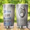 Camellia Personalized Horse Jewelry Style  Stainless Steel Tumbler - Double-Walled Insulation Vacumm Flask - Gift For Horse Lovers, Cowgirls, Cowboys, Perfect Christmas, Thanksgiving Gift 03