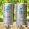 Camellia Personalized Diamond Elephant Advice Stainless Steel Tumbler-Thermal Flask Travel Therma Cup With Lid