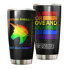 Camellia Personalized Unicorn Feeling Magical But Also Stabby Style Stainless Steel Tumbler-Double-Walled Insulation Travel Cup With Lid Gift For LGBT