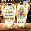 Camellia Personalized To My Daughter You Are Always My Sunshine Stainless Steel Tumbler-Double-Walled Insulation Travel Cup With Lid