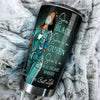 Camellia Personalized Black Nurse Living Her Best Life Stainless Steel Tumbler - Double-Walled Insulation Vacumm Flask - Gift For Black Queen, International Women's Day, Nurse's Day