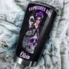 Camellia Persionalized 3D Capricorn Girl Stainless Steel Tumbler - Customized Double - Walled Insulation Travel Thermal Cup With Lid