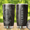 Camellia Personalized Firefighter First In Last Out Stainless Steel Tumbler-Double-Walled Insulation Gift For Firefighter Fireman 04