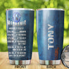 Camellia Personalized Mechanic Hourly Rate  Stainless Steel Tumbler-Sweat-Proof Double Wall Cup With Lid Gift For Mechanic