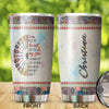 Camellia Personalized Hippie Guitarist Give Me The Beat And Free My Soul Stainless Steel Tumbler-Double-Walled Insulation Travel Cup With Lid Gift For Guitar Player