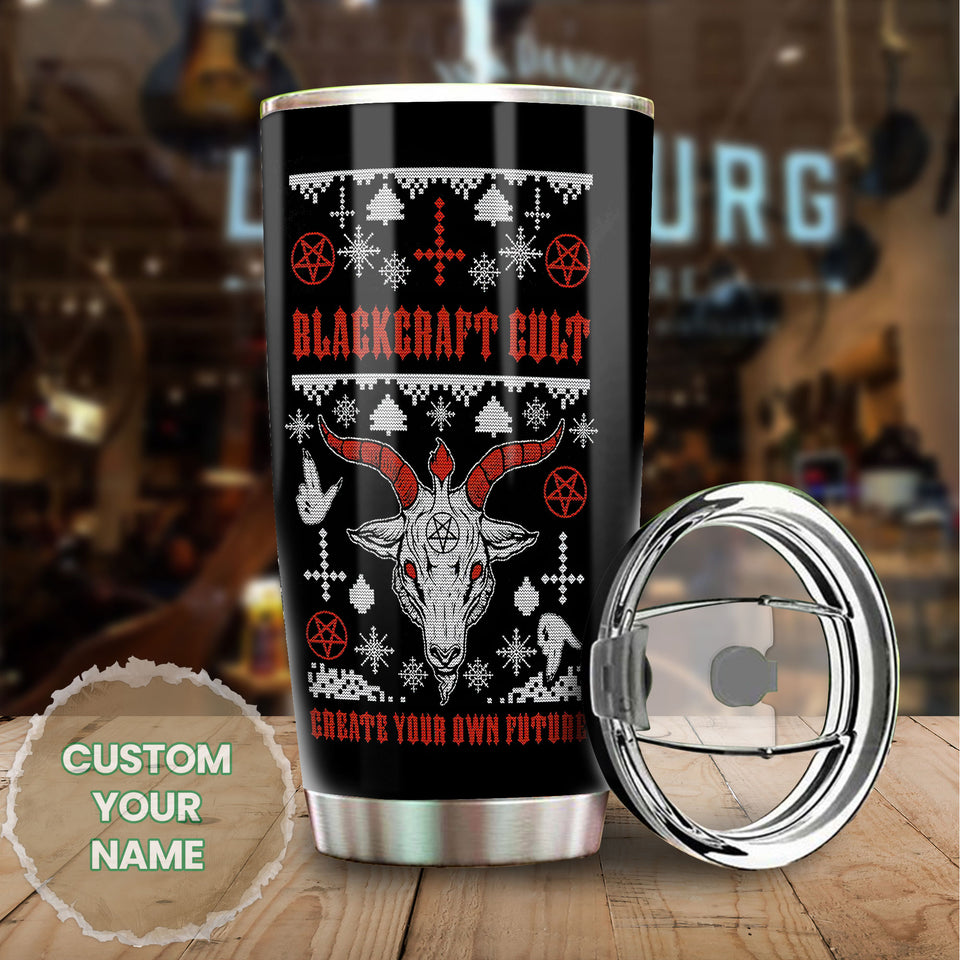 TMAE00 Camellia Personalized Blackcraft Believe In Yourself Stainless Steel Tumbler - Double-Walled Insulation Vacumm Flask - For Christmas Gift