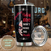 Camellia Persionalized Beautiful Disaster Girl Hating Me Wont Make You Pretty Stainless Steel Tumbler - Customized Double - Walled Insulation Travel Thermal Cup With Lid Gift For Tattoo Lover