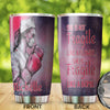 Camellia Personalized Boxing Nurse Stainless Steel Tumbler - Double-Walled Insulation Vacumm Flask - Gift For Nurse, Christmas Gift, International Nurses Day