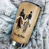 Camellia Personalized To My Riding Partner For Life Stainless Steel Tumbler-Double-Walled Insulation Cup With Lid Gift For Riding Couple