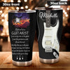 Camellia Personalized Advice For A Guitarist Believe In What You're Doing Stainless Steel Tumbler - Customized Double-Walled Insulation Travel Thermal Cup With Lid Gift For Guitarist