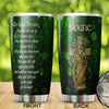 Camellia Personalized An Irish Blessing May God Hold You In The Palm Of His Hand Stainless Steel Tumbler - Customized Double-Walled Insulation Travel Thermal Cup With Lid