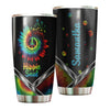 Camellia Personalized Mental Style Hippie Soul with Sunflower Stainless Steel Tumbler-Double-Walled Insulation Travel Cup With Lid
