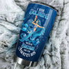 Camellia Personalized I Ride Dolphins Beacause Brooms Are For Amateurs Stainless Steel Tumbler-Sweat-Proof Double Wall Travel Cup With Lid