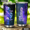 Camellia Personalized Skull Faith Hope Love  Stainless Steel Tumbler-Double-Walled Travel Therma Cup With Lid