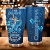 Camellia Personalized I Ride Dolphins Beacause Brooms Are For Amateurs Stainless Steel Tumbler-Sweat-Proof Double Wall Travel Cup With Lid